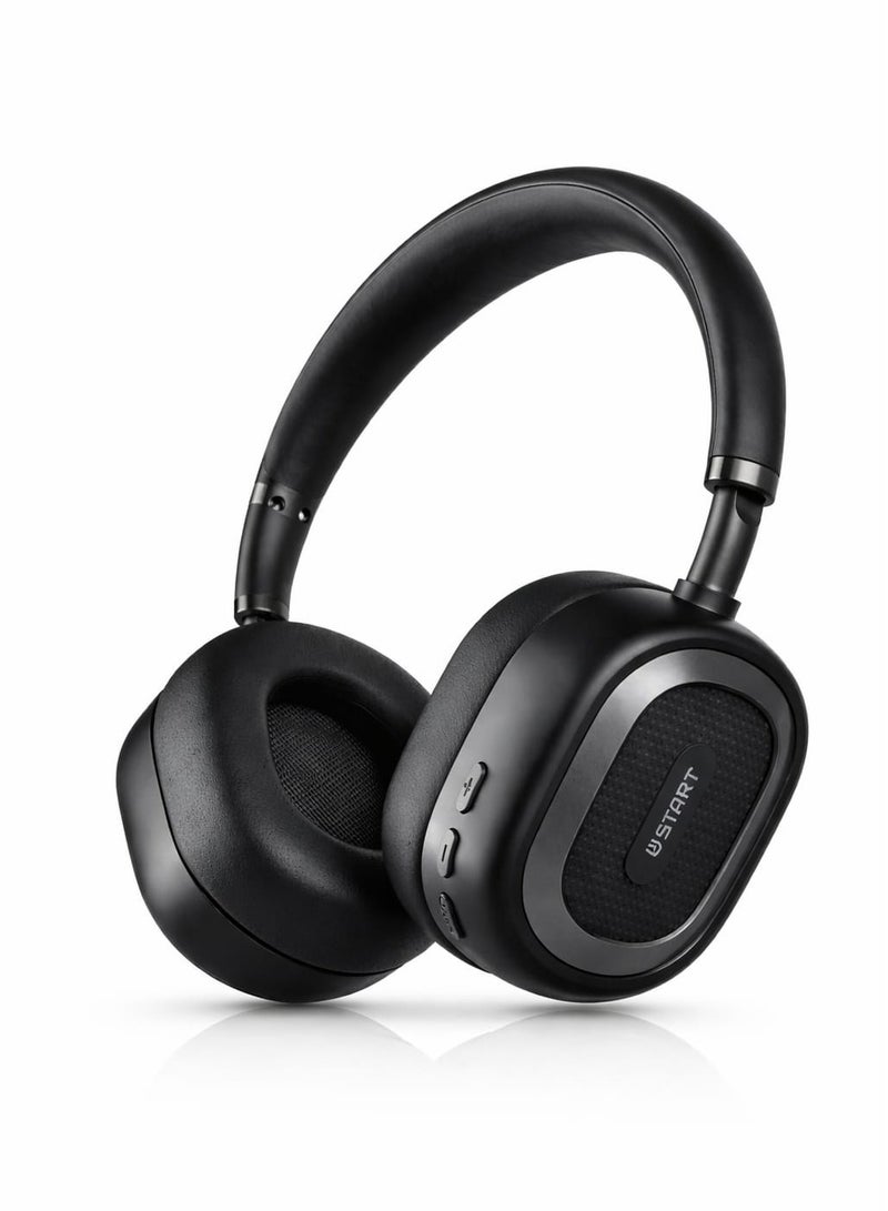 ستارت ST-256 سماعة رأس هيدفون ستيريو هاي فاي فوق الأذن قابلة للتعديل للموسيقى والمكالمات الصوتية  والأفلام - Image 1